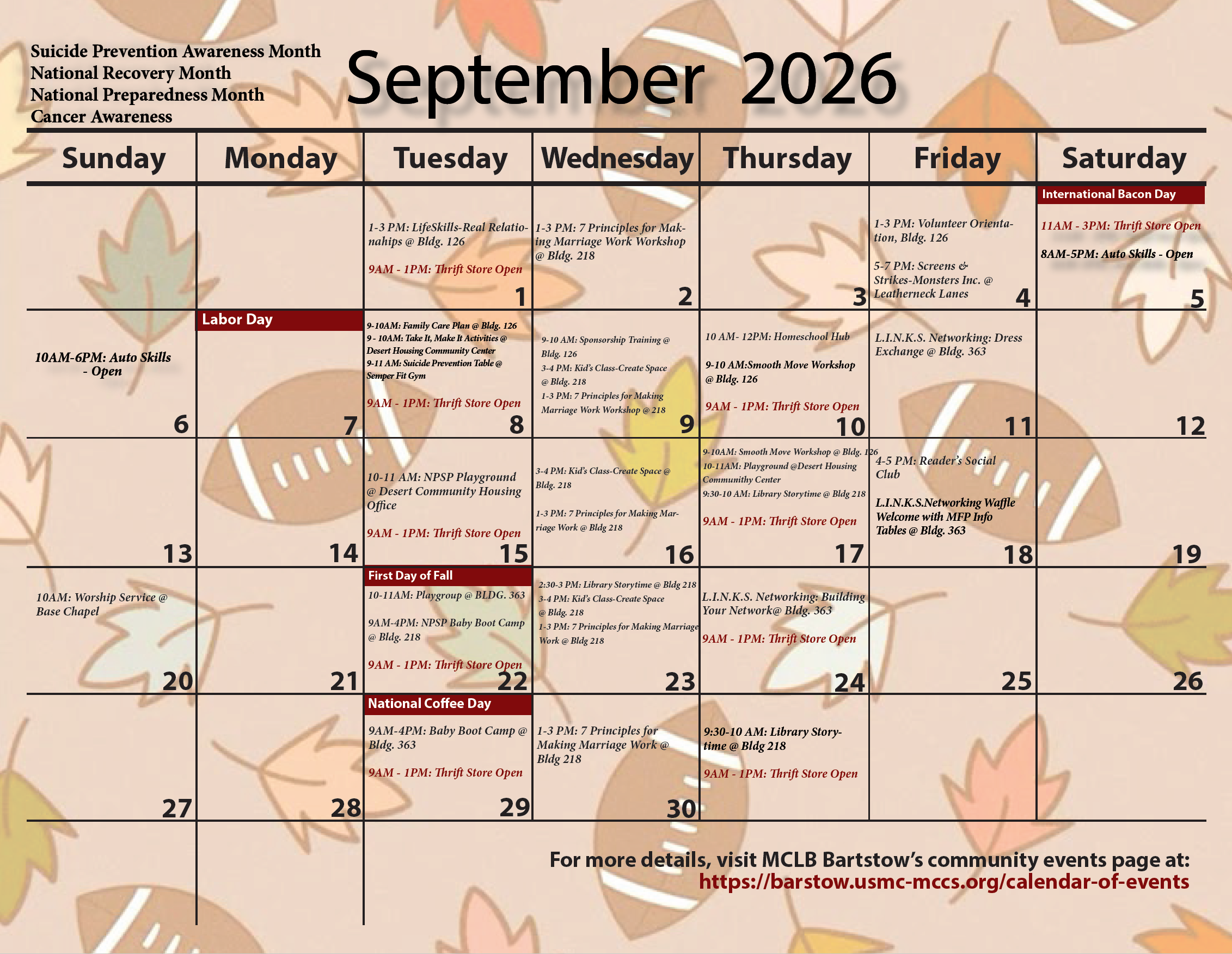 September 2026 Calendar